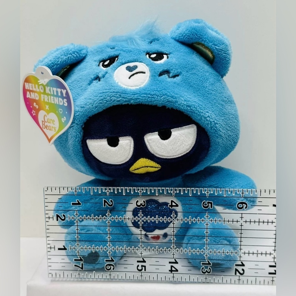 Sanrio Hello Kitty Care Bears‎ Badtz-Maru Dressed As Grumpy Bear 9" Plush - Picture 11 of 12